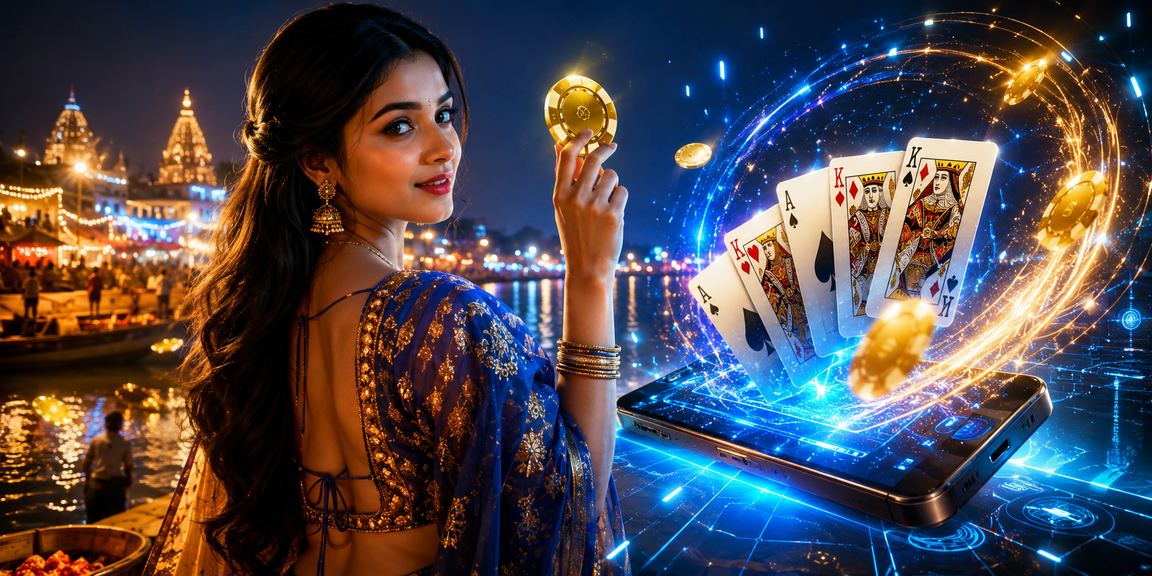 বগুড়ায় স্মার্টফোনে a91 প্ল্যাটফর্মে তিন পাত্তি গেম উপভোগ করছেন একজন খেলোয়াড়